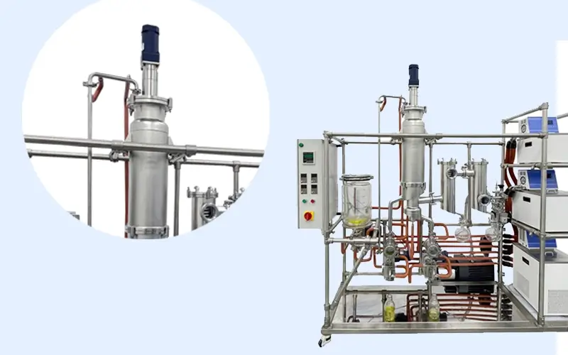 Molecular Distillation Technology Internal condenser of a Molecular Distillation Unit