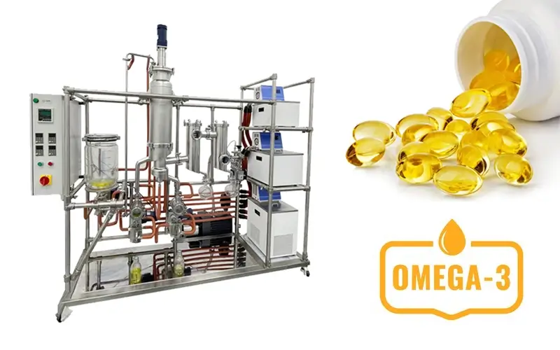 Molecular distillation equipment for Omega-3