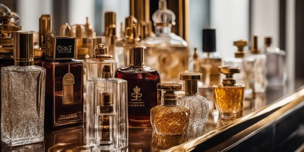 High-end perfume collection