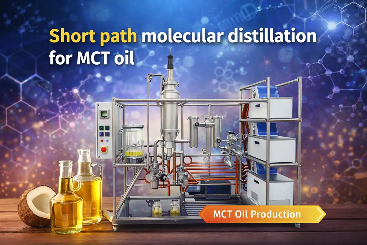 Short path molecular distillation for MCT oil undefined